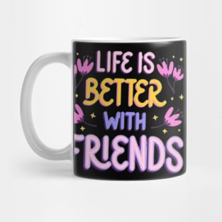 text flowers Mug